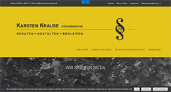 Desktop Screenshot of krause-steuerberater.de